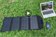120W Portable Solar Panel Kit- Foldable Solar Blanket
